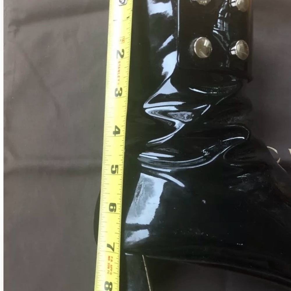 Gucci black pant leather 2 inch booties in the box - Picture 9 of 12